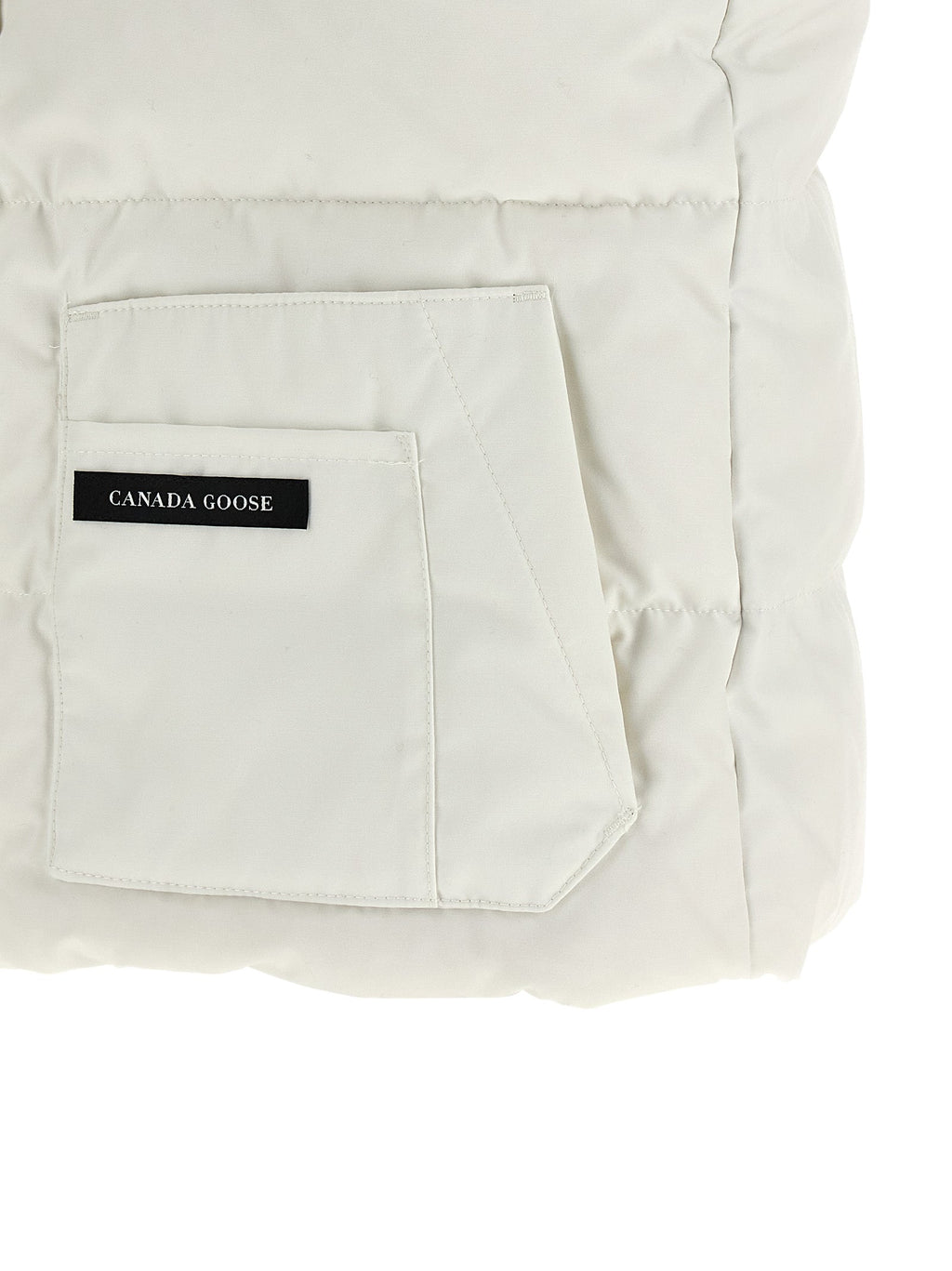 Canada Goose White Polyester Sleeveless Jacket