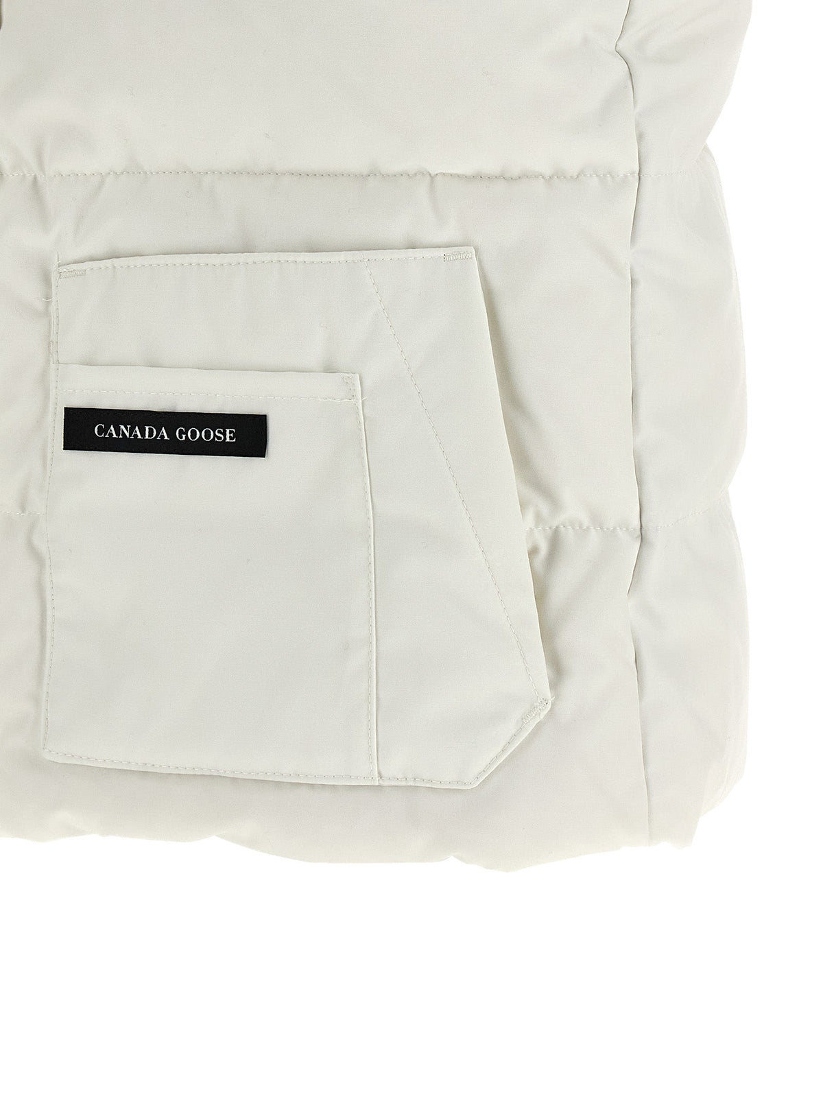 Canada Goose White Polyester Sleeveless Jacket