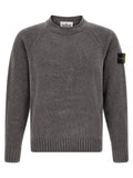 Stone Island Gray Cotton Cardigan