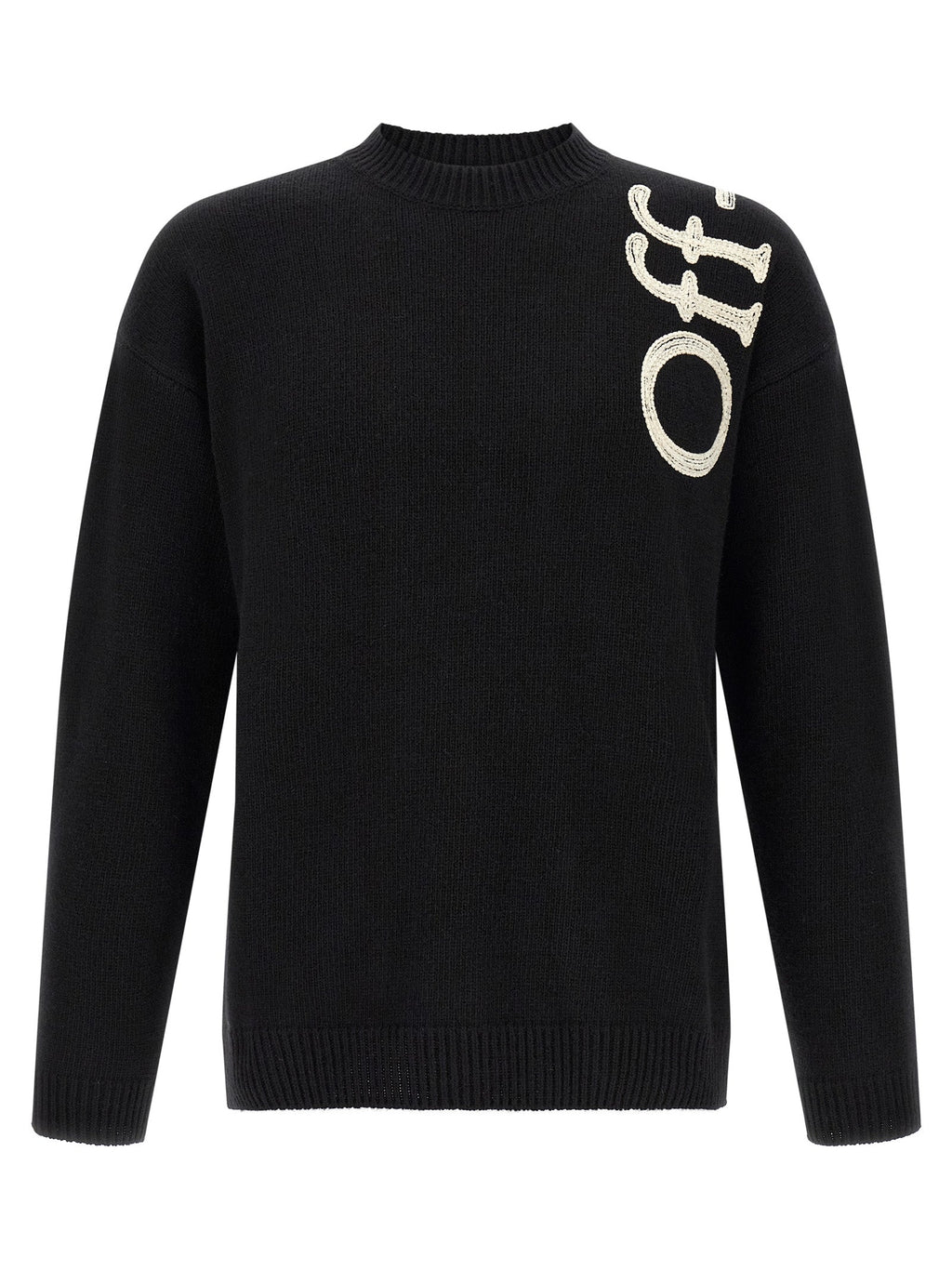 Off-White Bicolor Wool Cardigan