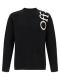 Off-White Bicolor Wool Cardigan