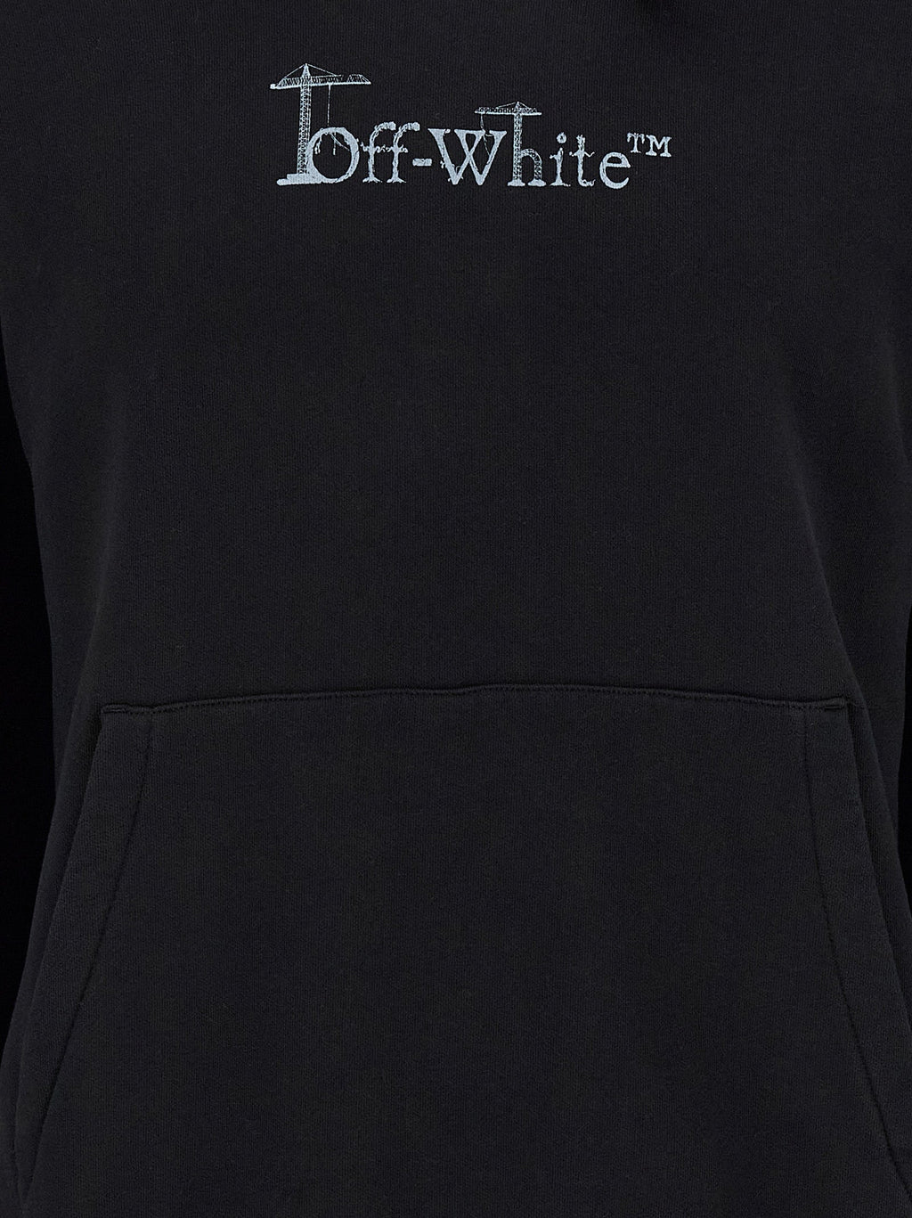 Off-White Black Cotton Sweatshirt