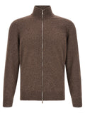 Brunello Cucinelli Brown Cashmere Cardigan