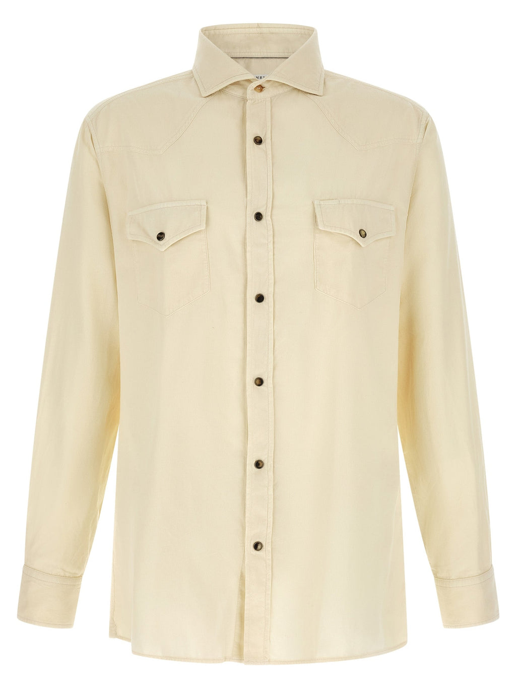 Brunello Cucinelli White Cotton Blouse