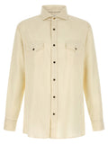 Brunello Cucinelli White Cotton Blouse