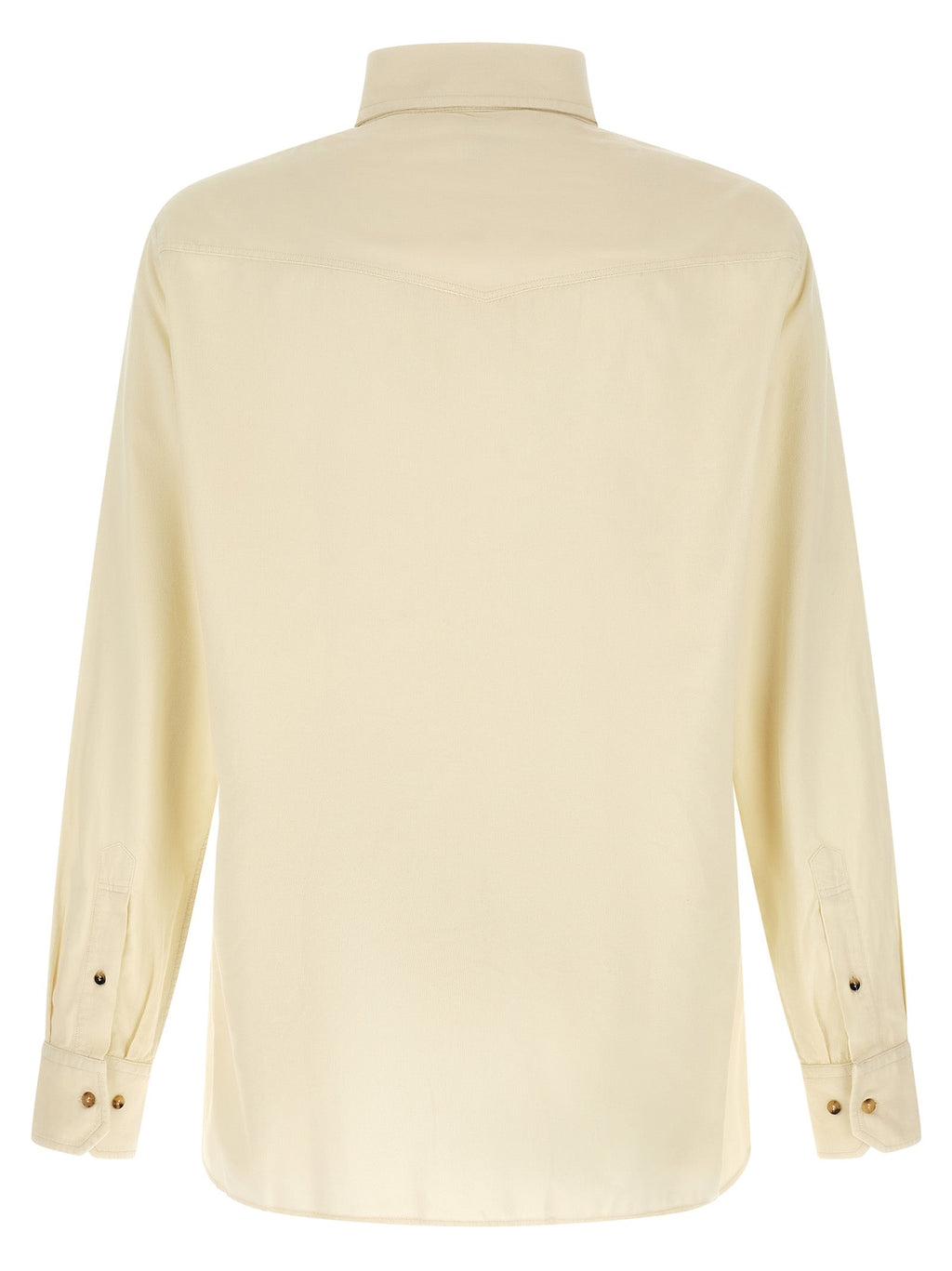 Brunello Cucinelli White Cotton Blouse