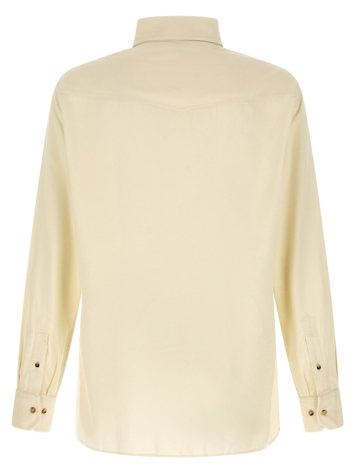 Brunello Cucinelli White Cotton Blouse