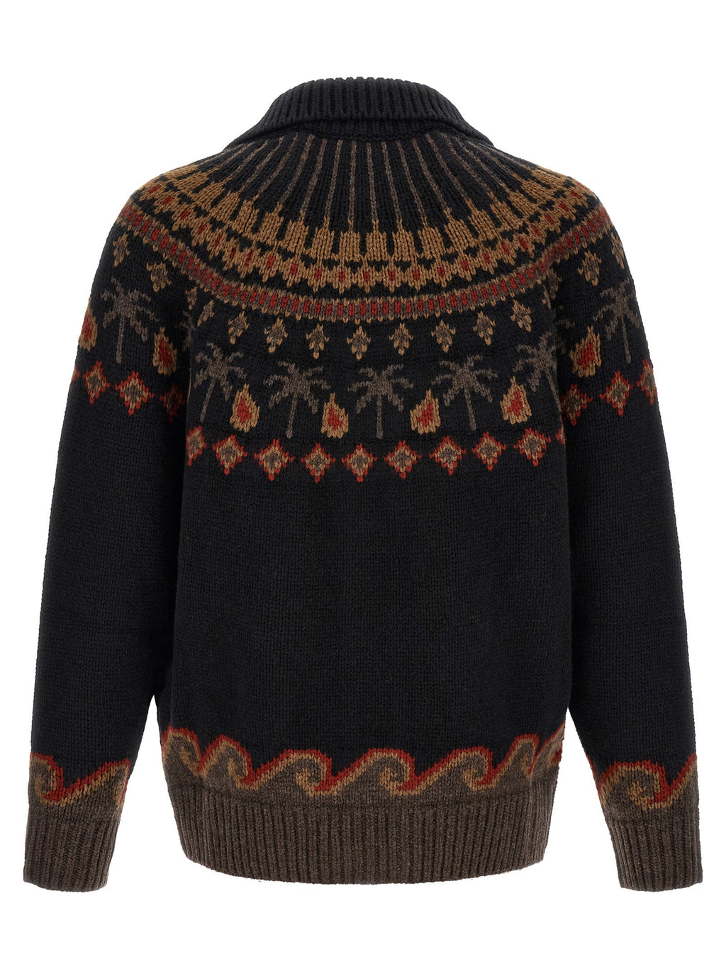 Alanui Black Wool Cardigan