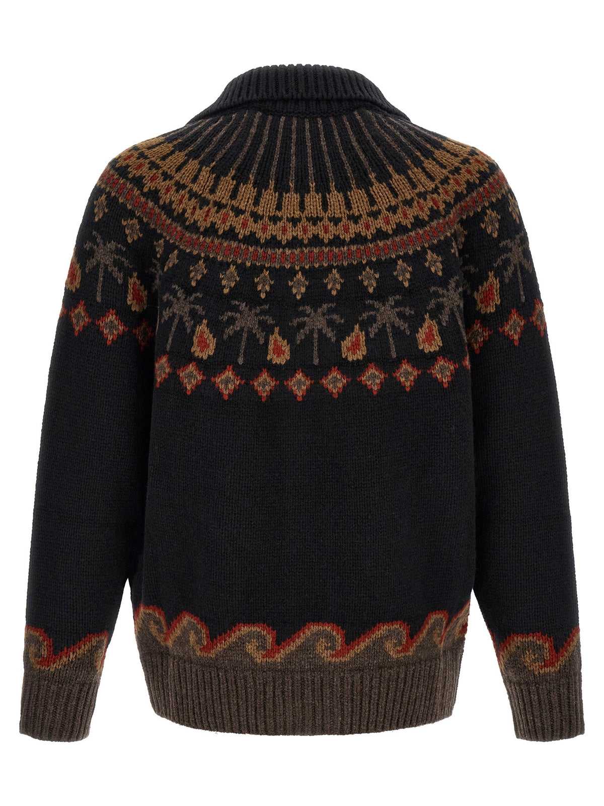 Alanui Black Wool Cardigan