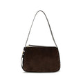 Tory Burch Brown Suede Leather Shoulder Bag