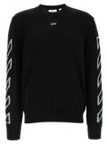 Off-White Black Cotton Cardigan
