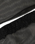 Dolce & Gabbana Black Nylon Mesh Sheer Calf Long Accessory Socks