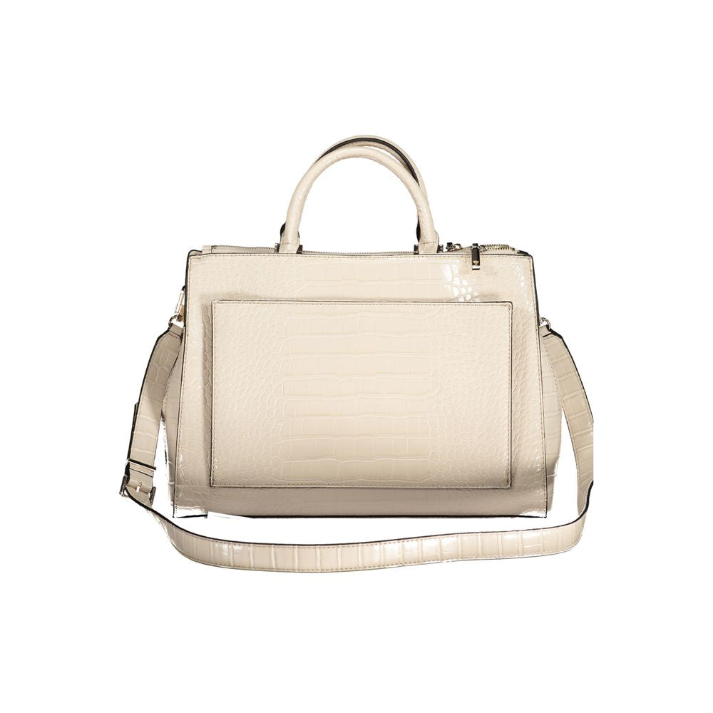 Guess Jeans Beige Polyurethane Women Handbag