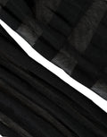 Dolce & Gabbana Black Stripes Tights Stockings Pantyhose Socks