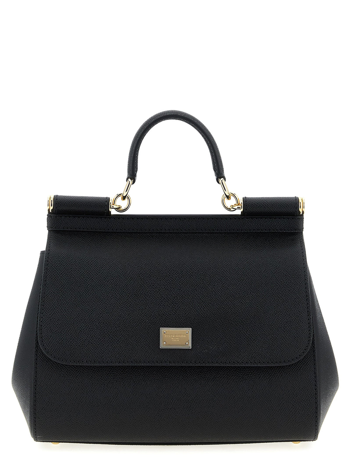 Dolce & Gabbana Black Calfskin Handbag