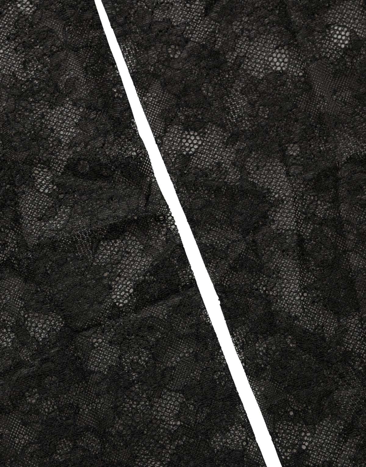 Dolce & Gabbana Black Floral Lace Nylon Stretch Knee High Socks