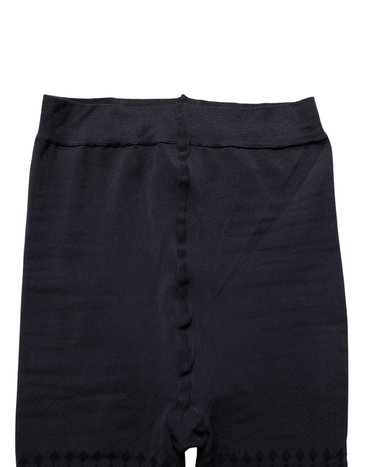 Dolce & Gabbana Black Nylon Tights Stocking Pantyhose Socks