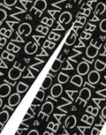 Dolce & Gabbana Black White All Over Print Sheer Stretch Tights Socks
