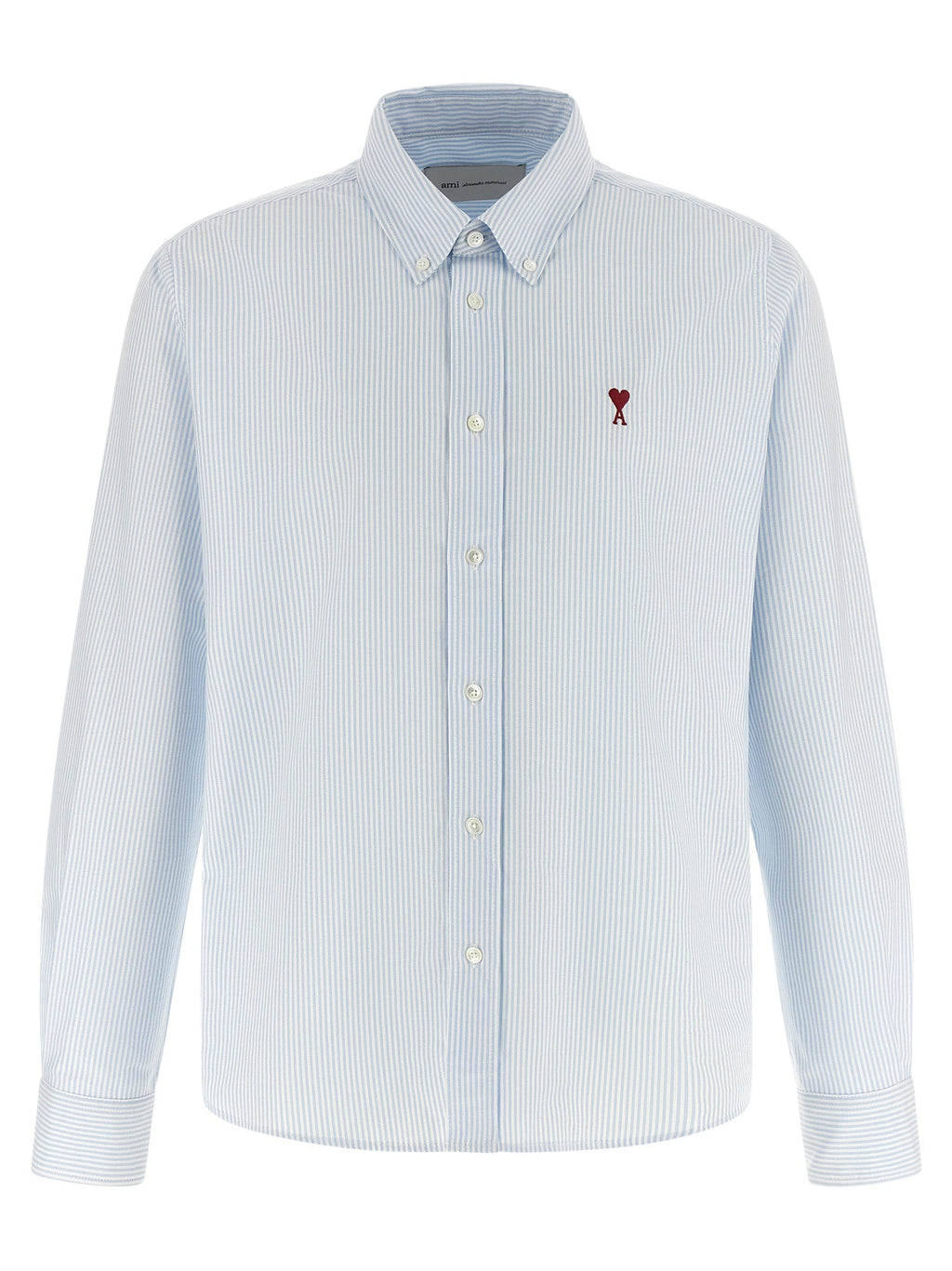 Ami Paris Blue Cotton Blouse