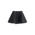 Ganni Gray Wool Oves Aries Midi Skirt