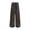P.A.R.O.S.H. Brown Leather Pants