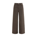 P.A.R.O.S.H. Brown Cotton Casual Pants