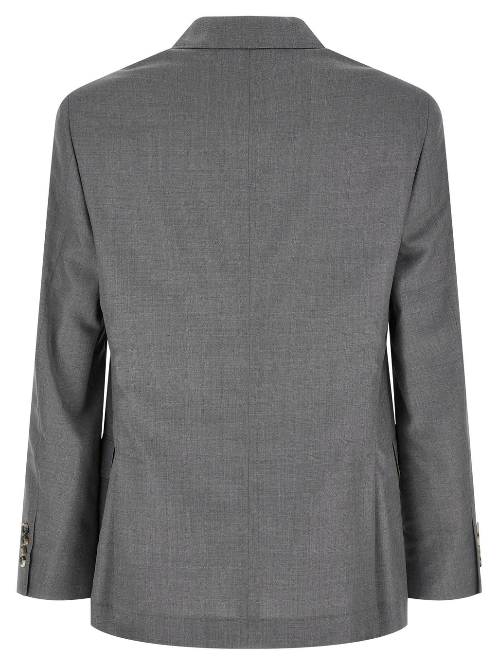 Brunello Cucinelli Gray Virgin Wool Blazer
