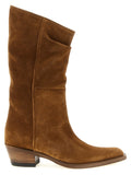 Khaite Brown Calfskin Chelsea Boots