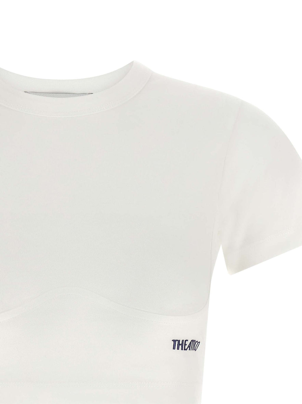 The Attico White Cotton T-Shirt