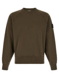 Stone Island Gray Cotton Sweatshirt