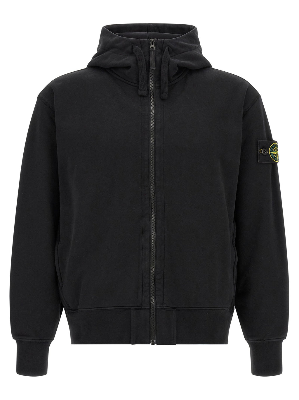 Stone Island Black Cotton Sweatshirt