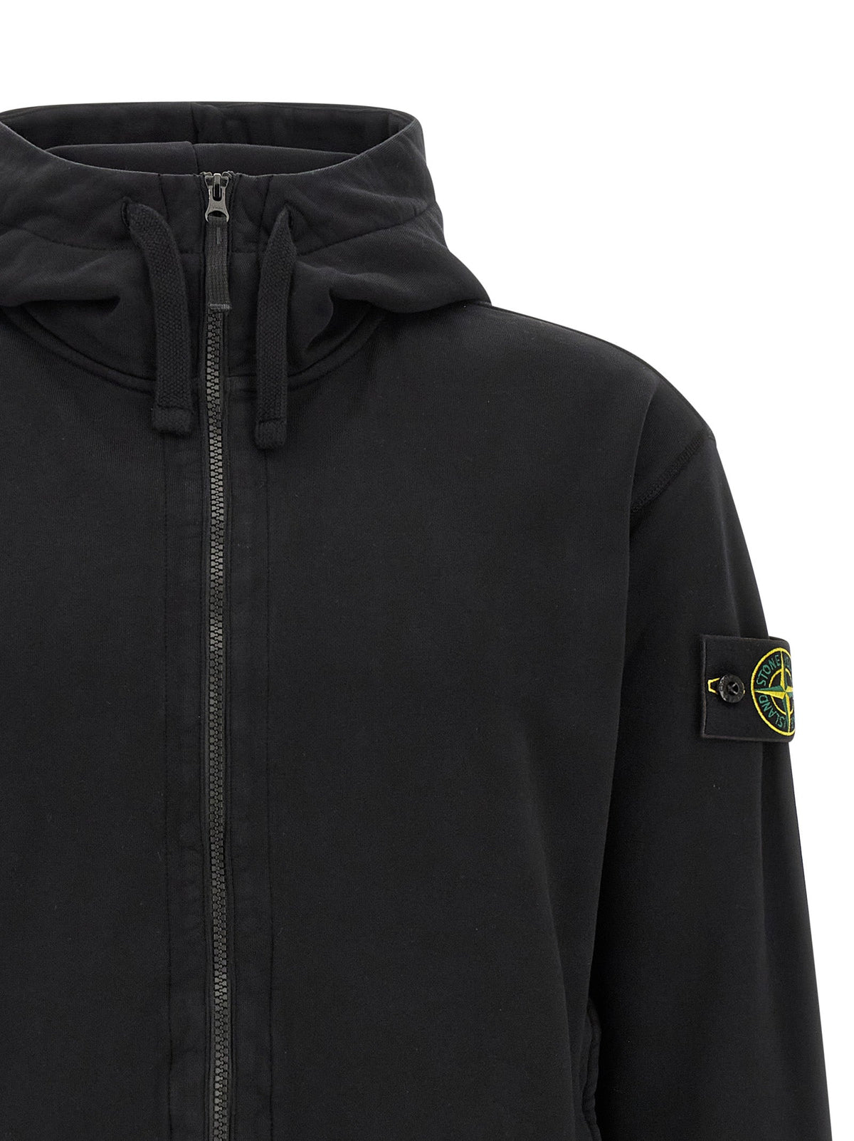 Stone Island Black Cotton Sweatshirt