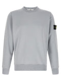 Stone Island Gray Cotton Sweatshirt