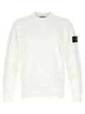 Stone Island White Cotton Sweatshirt
