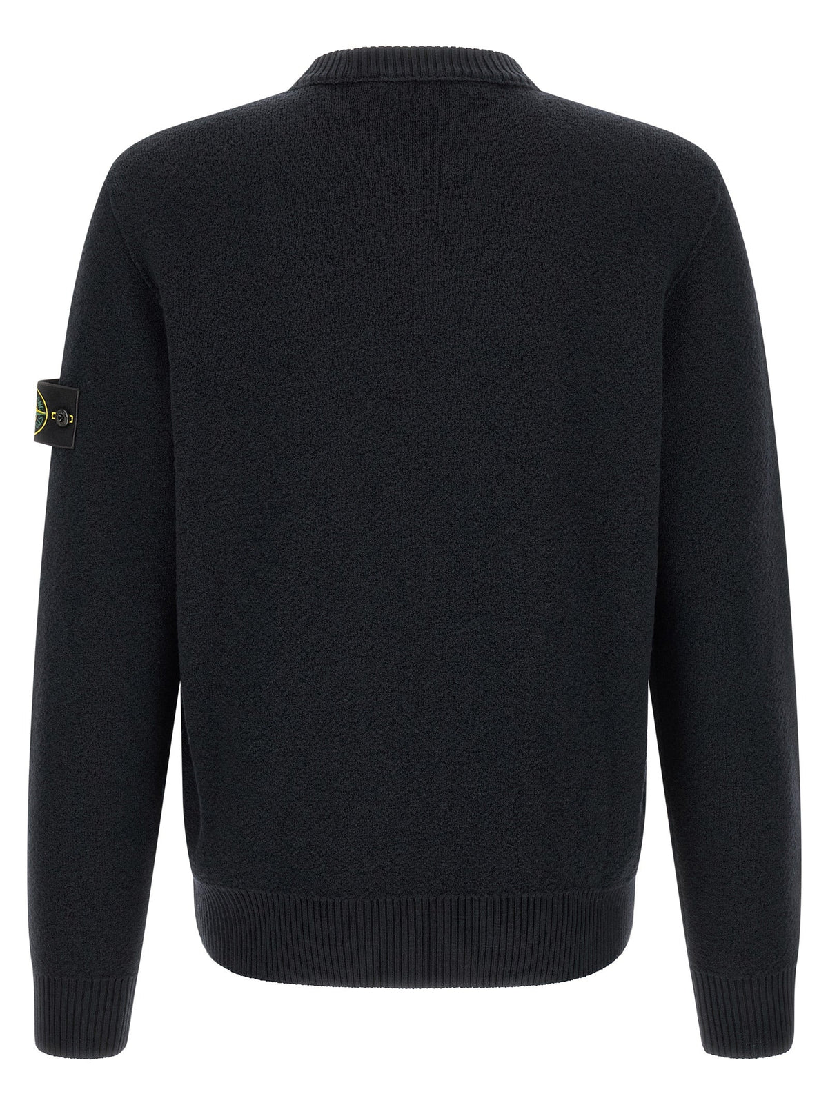 Stone Island Blue Virgin Wool Cardigan