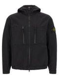 Stone Island Black Cotton Shell Jacket