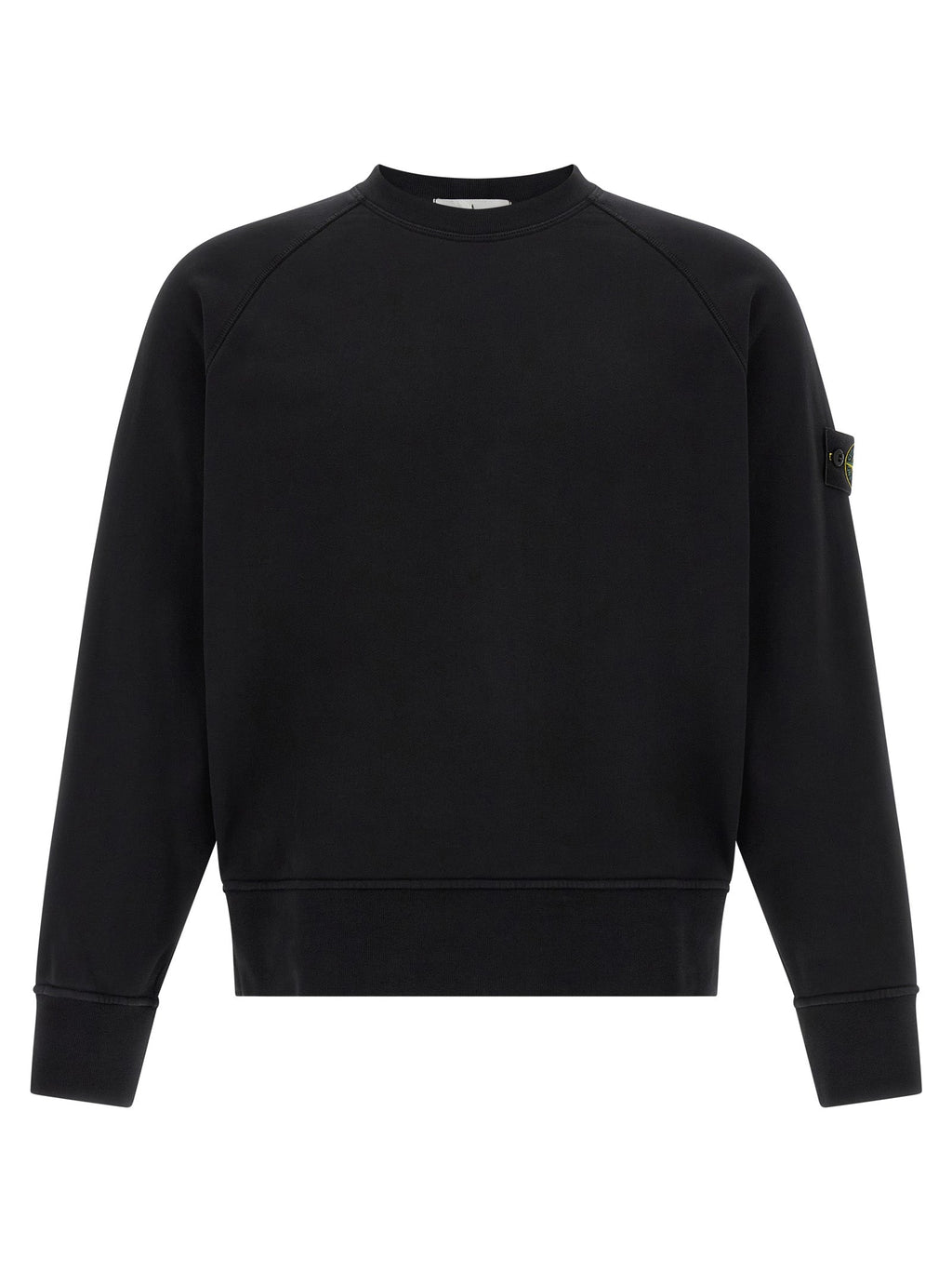 Stone Island Black Cotton Sweatshirt