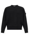 Stone Island Black Cotton Sweatshirt