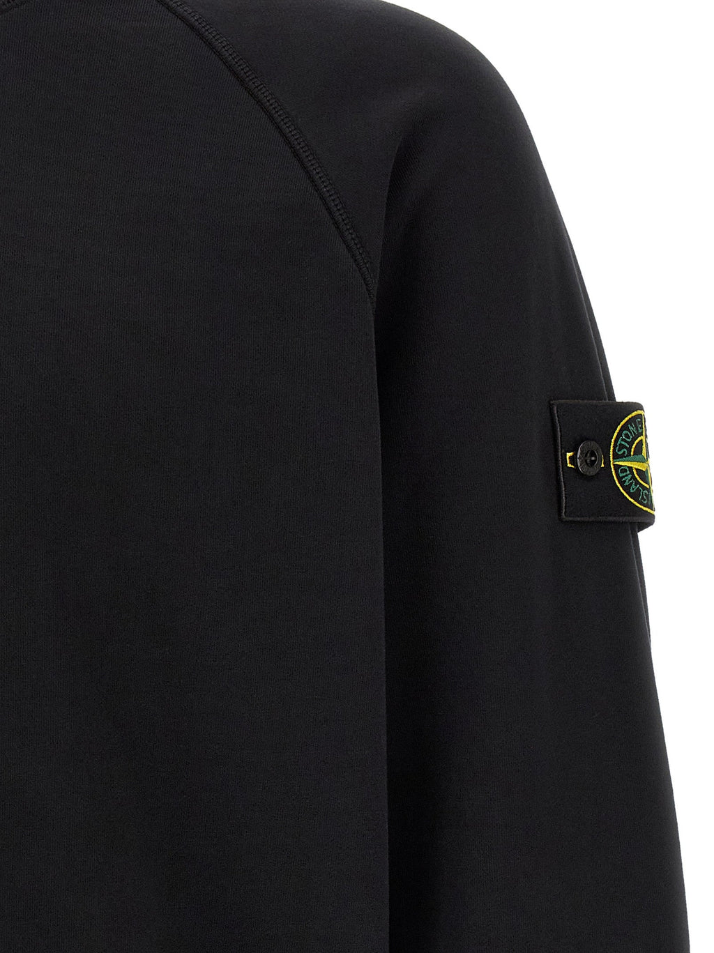 Stone Island Black Cotton Sweatshirt