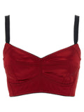 Dolce & Gabbana Red Acetate Tank Tops