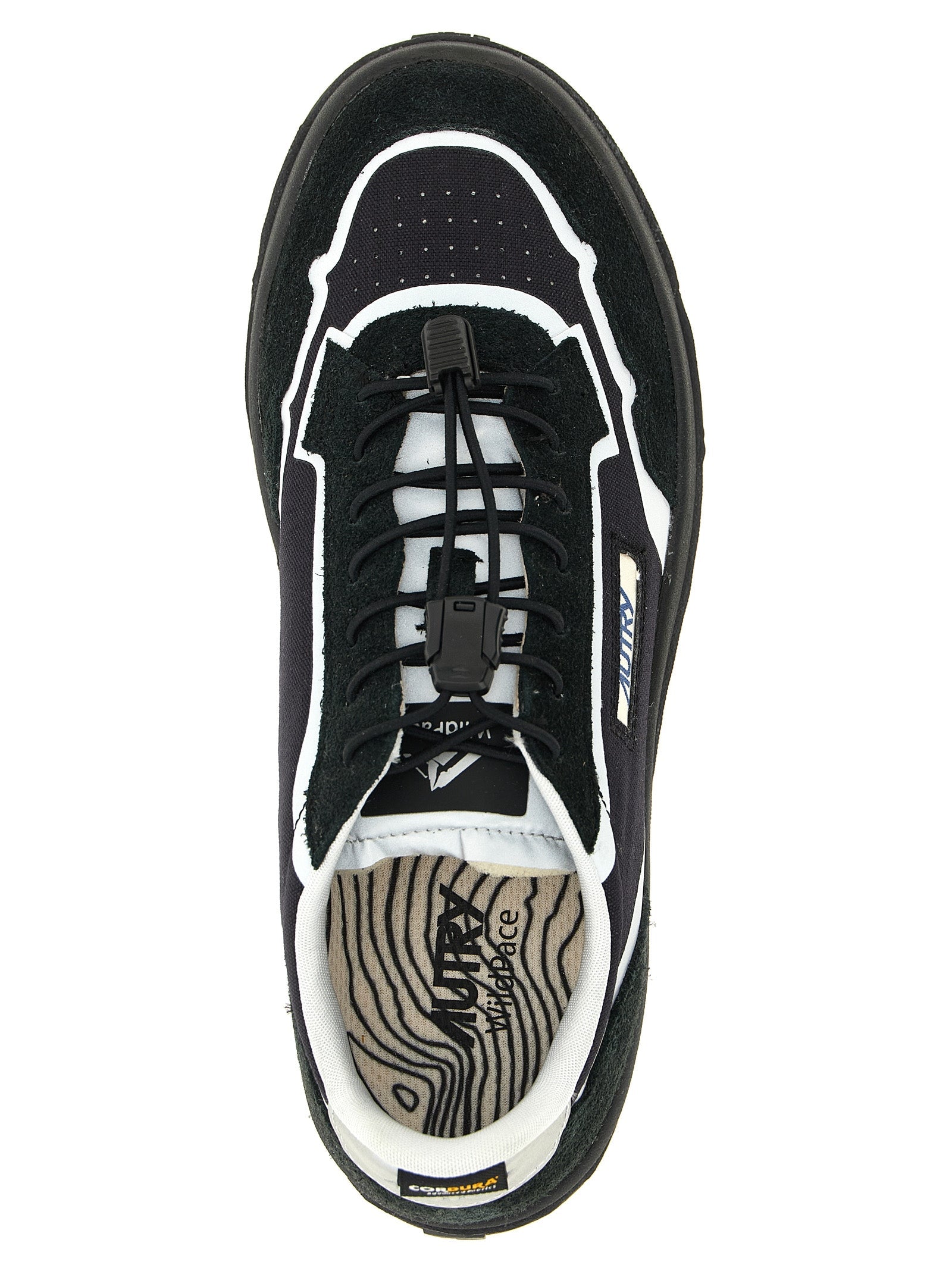 Autry Black Nylon Athletic Sneakers