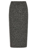 Valentino Garavani Bicolor Virgin Wool Midi Skirt