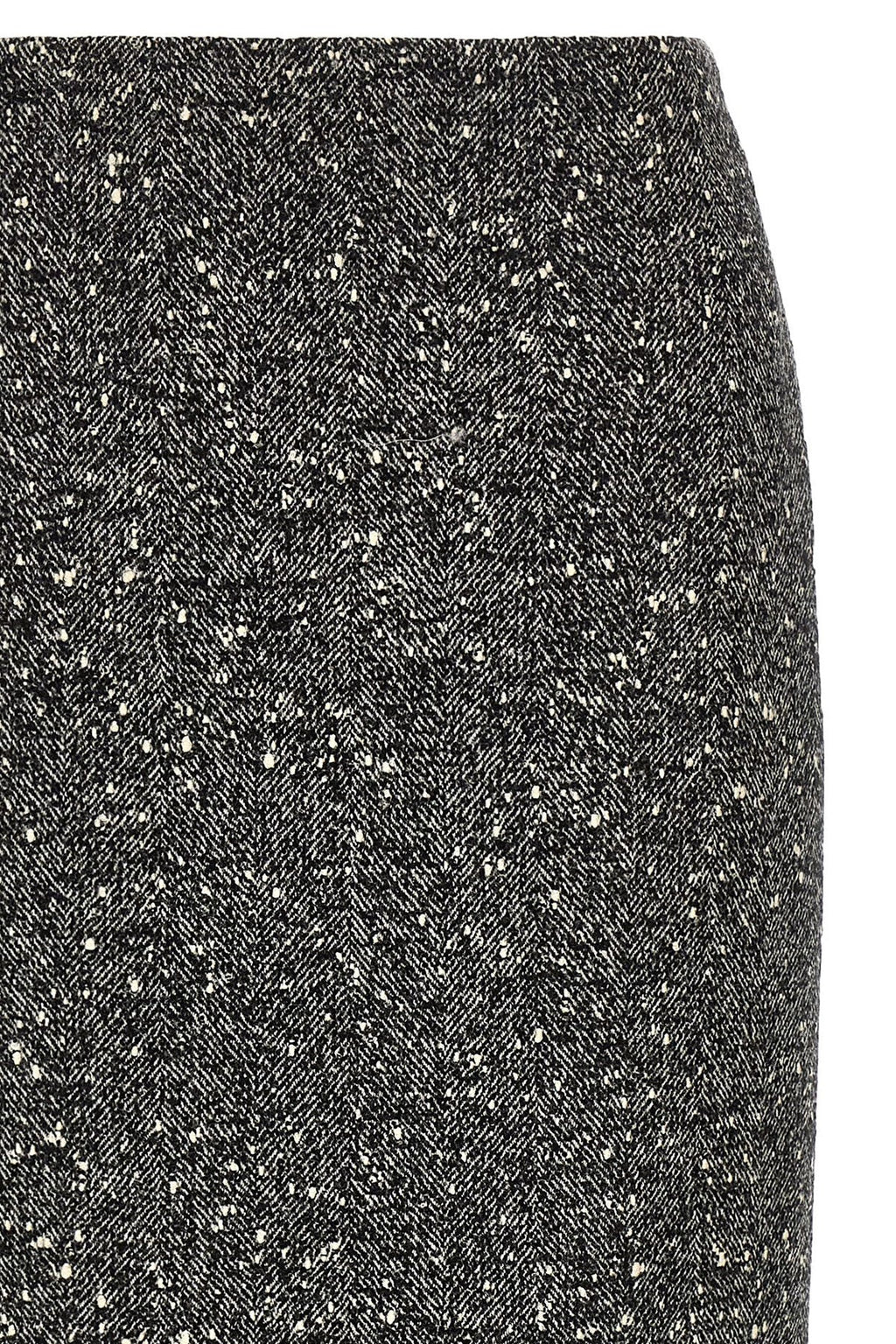 Valentino Garavani Bicolor Virgin Wool Midi Skirt