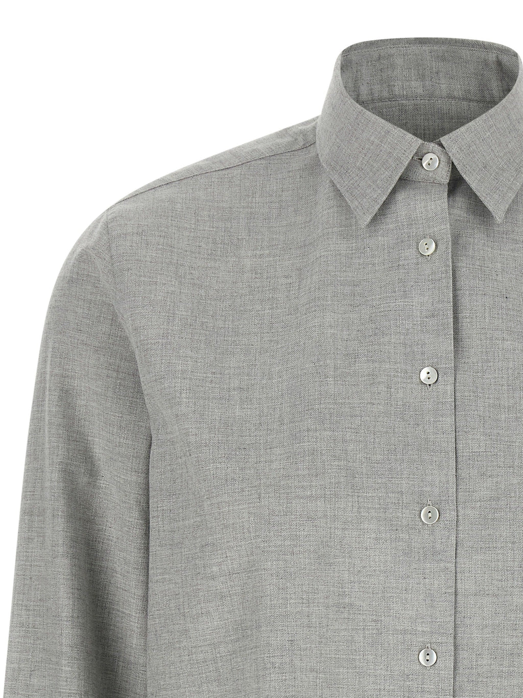 XACUS Gray Cotton Blouse