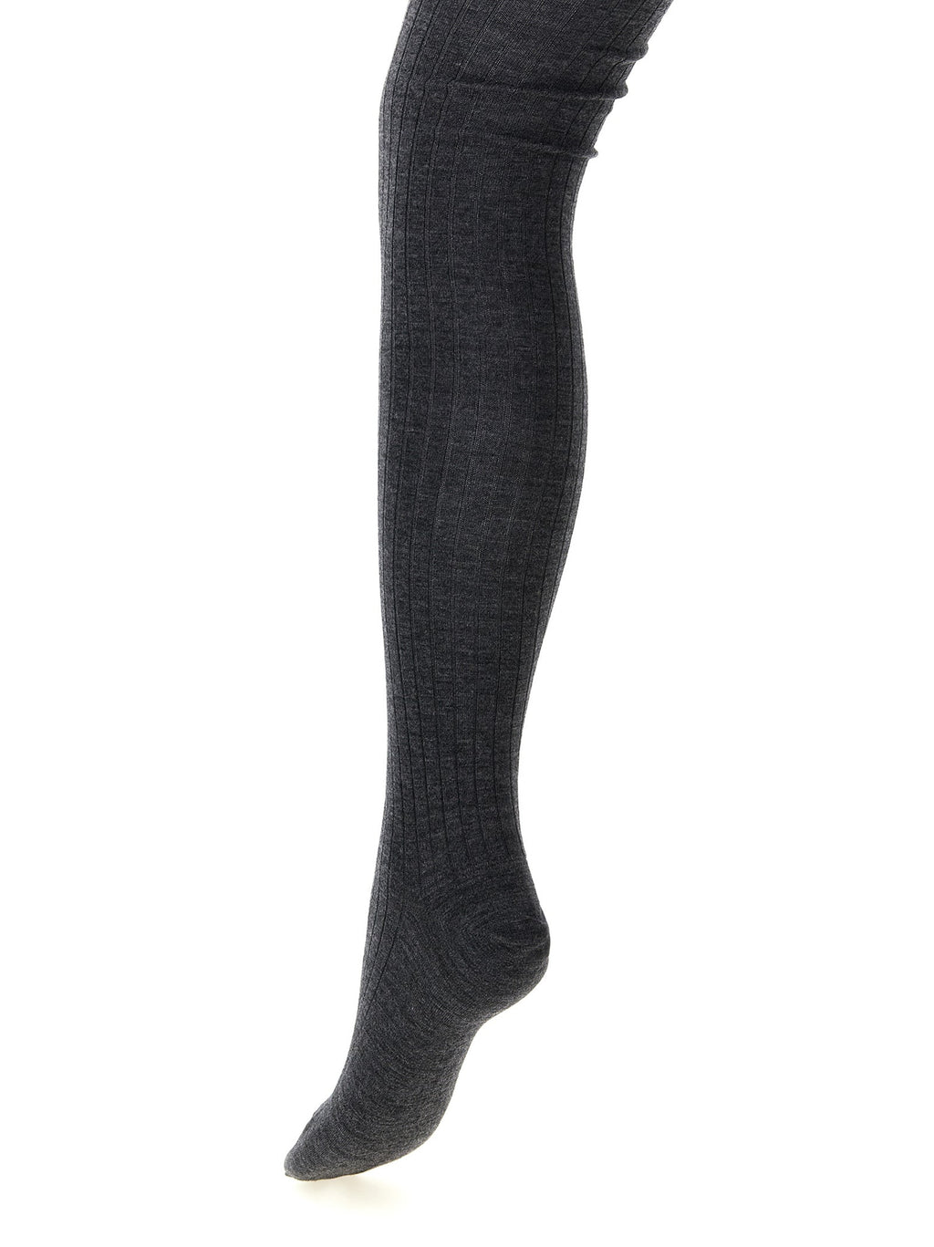 Jil Sander Gray Wool Socks