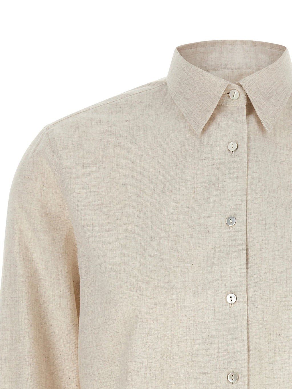 XACUS Beige Cotton Blouse