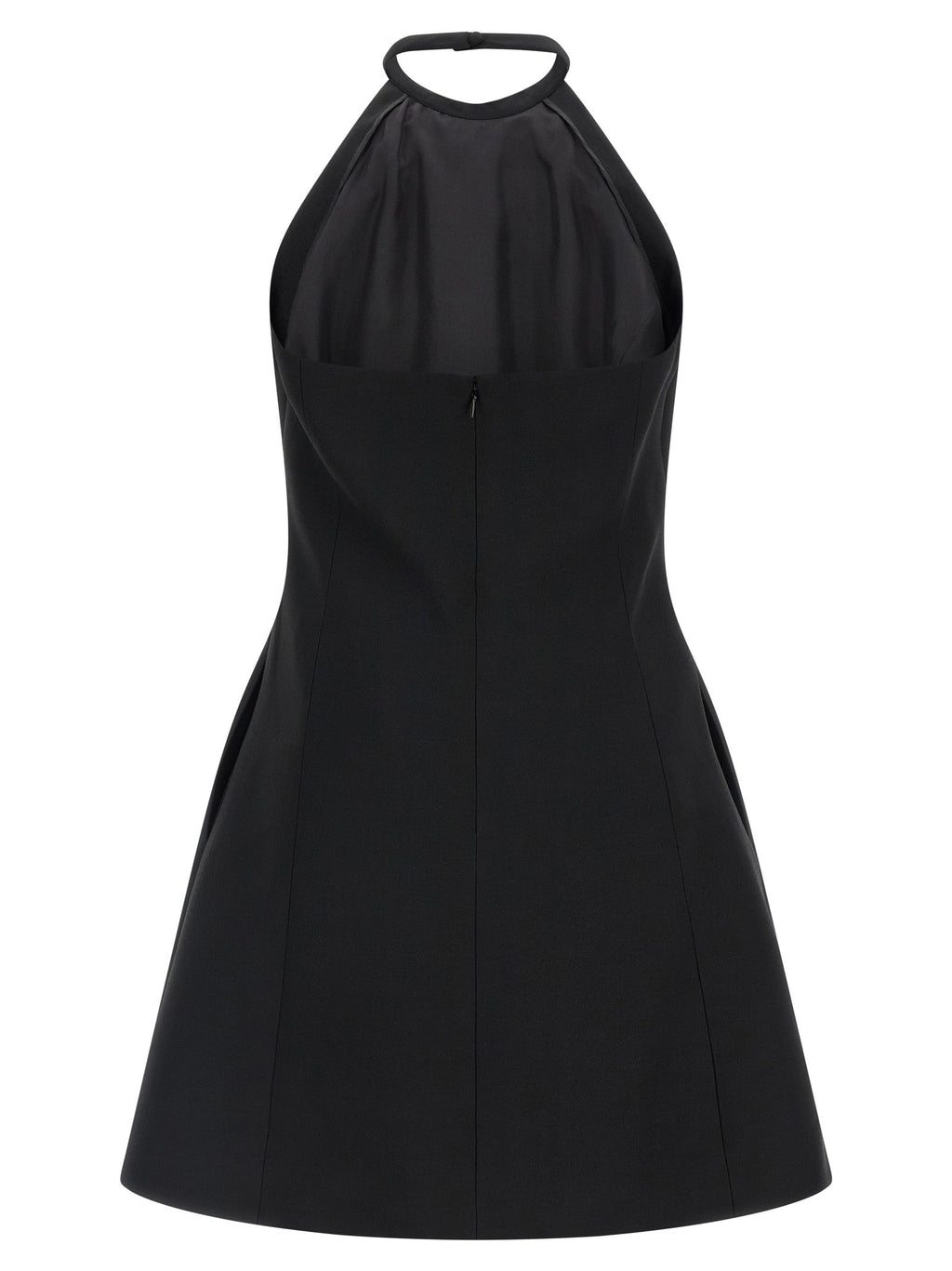 Valentino Garavani Black Virgin Wool Short Dress