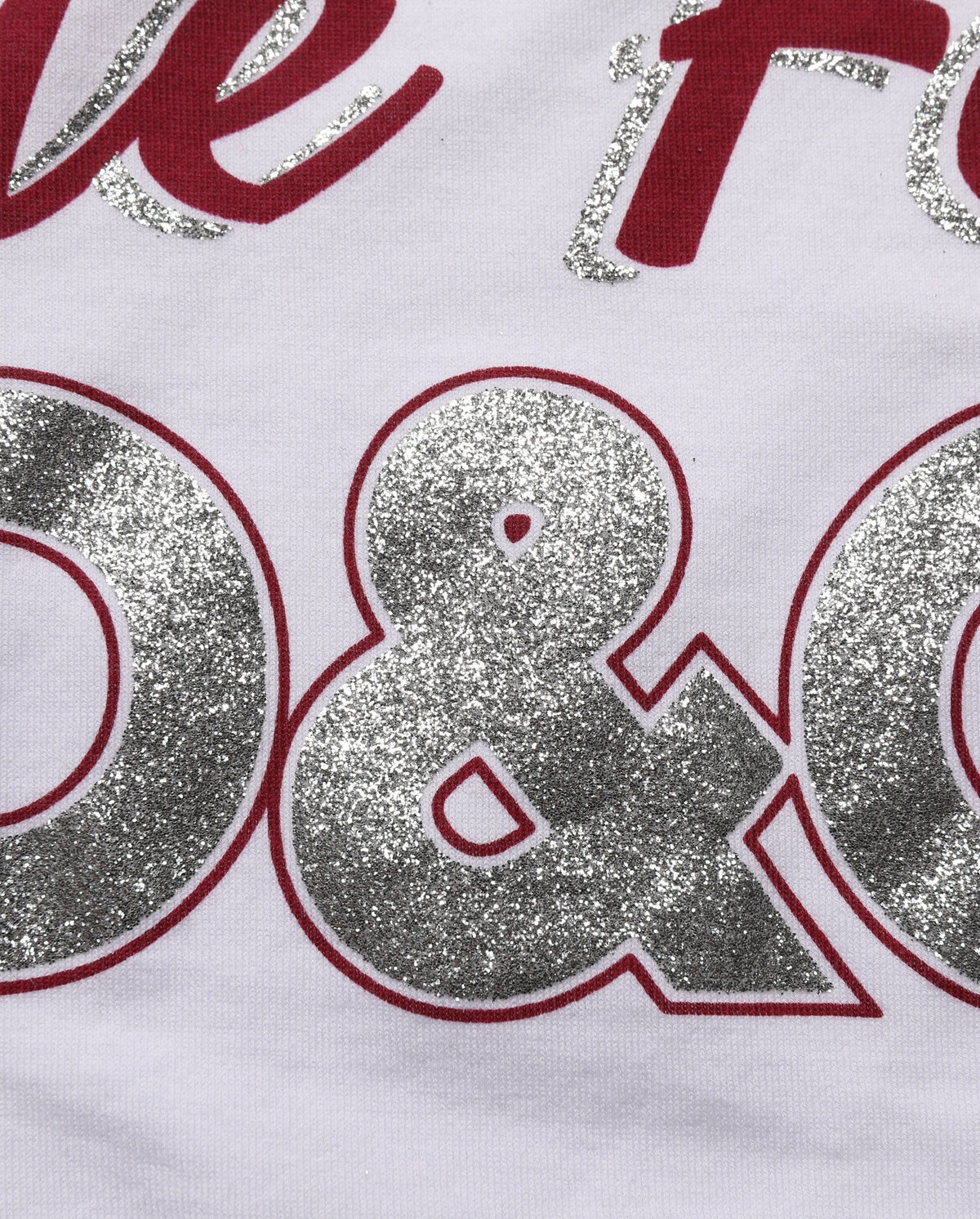 Dolce & Gabbana White Graphic Print Cotton Crew Neck T-shirt