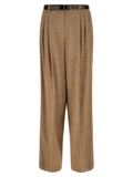 Dolce & Gabbana Beige Viscose Casual Pants