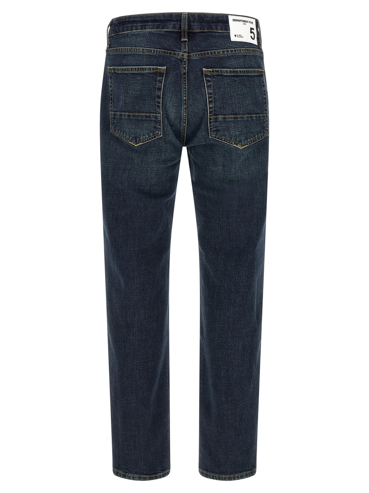Department 5 Blue Cotton Straight-Leg Jeans